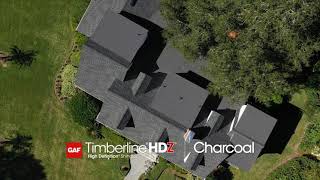 GAF Roofing  Timberline® HDZ™ Charcoal Shingles [upl. by Frankhouse]