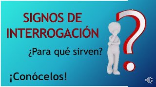 Signos de interrogación ¿ ¿para qué sirve Usos reglas ejemplos fáciles [upl. by Patricio659]