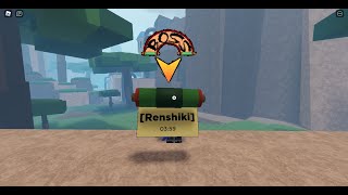 Renshiki Boss Fight Location  Full Fight  Shindo Life [upl. by Ravert]