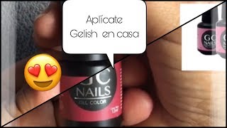 COMO APLICARTE GELISH GC NAILS PASO A PASO EN CASA LETY NAILS  GELISH GC NAILS [upl. by Aleak453]