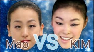 浅田真央とキム・ヨナ 比較 【Mao asada Yona Kim】バンクーバーOlympic [upl. by Adekram]