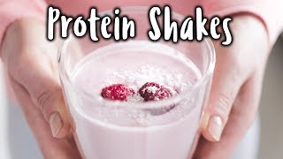 PROTEIN SHAKES ohne Eiweiß Pulver  3 Rezepte [upl. by Rutter786]