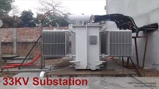 Electrical Substation  3311KV amp 1104KV Step Down Auto Tap Changing Transformer [upl. by Nywra]