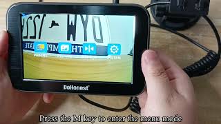 Dohonest Wireless Backup camera with monitor system for V25 [upl. by Yelsa750]