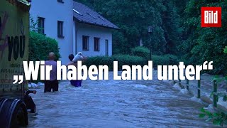 HochwasserKatastrophe Exklusive Bilder aus dem BILDHelikopter  NRW und RheinlandPfalz [upl. by Ring]