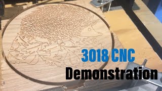 3018 Pro CNC Demo [upl. by Norok]