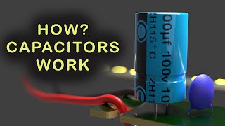 How capacitor works  capacitor charge and discharge its working in practical electronics class 12 [upl. by Adama237]