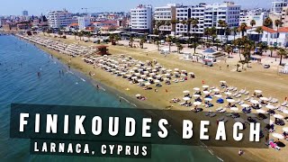 Finikoudes Beach Larnaca  CYPRUS 🇨🇾 [upl. by Haon841]