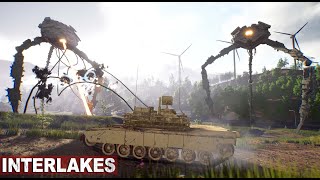 Interlakes  Epic Battle with Tripods  Early Gameplay War of the Worlds [upl. by Brechtel]