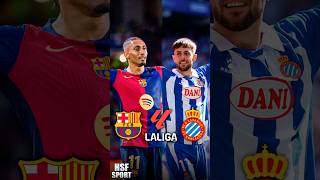 Cuándo juega Barcelona vs Espanyol en la Liga y dónde ver en vivo shorts futbol laliga [upl. by Jonette]