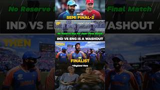 IND vs ENG SemiFinal No Reserve Day Drama indvseng [upl. by Eenel959]