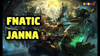 FNATIC JANNA SKIN SPOTLIGHT  LEAGUE OF LEGENDS [upl. by Otipaga]