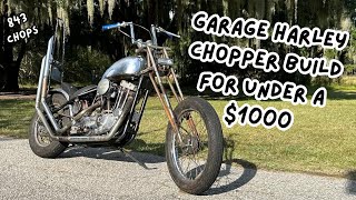 Building custom chopper for under 1000 dollars [upl. by Maillw]