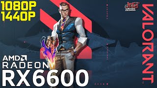 Valorant  RX 6600  1080p 1440p benchmarks [upl. by Kcam]