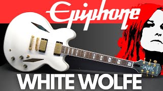 Epiphone EMILY WOLFE White Wolfe Sheraton FULL DEMO [upl. by Eromle648]