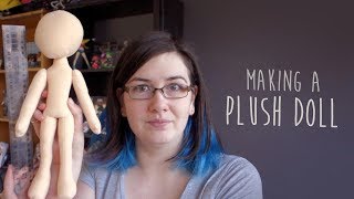 Making a plush doll  Part 1  the base [upl. by Enelram]