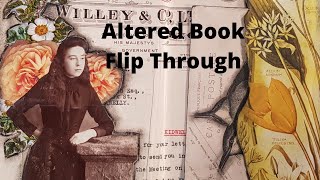 Altered Book Flip Through and Techniques [upl. by Folly213]