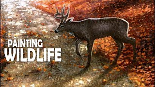 How to Paint Realistic Wildlife  Acrylic Painting [upl. by Preuss421]