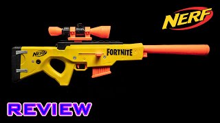 REVIEW Nerf Fortnite BASRL  SNIPER RIFLE BROS [upl. by Stella]