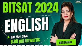 ⚡️BITSAT 2024  English  Master Your Concepts with Arti Ma’am🚀Join Now jee bits jeemains ✅️ [upl. by Rahsab335]