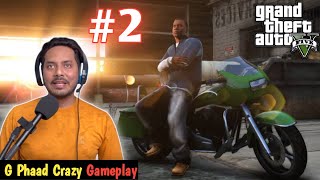 GTA V ka G Phaad Crazy Bike Mission Gameplay in Hindi Part 2 🤯  Bloody Satya Gaming [upl. by Bartolome560]