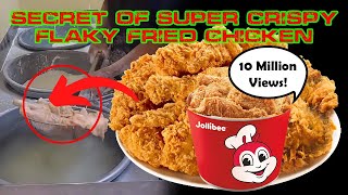 CHICKEN JOY JOLLIBEE SECRET EXPOSED😁🤫🤤 SUPER JUICY CRISPY FLAKY FRIED CHICKEN SECRET REVEALED [upl. by Tarrah695]