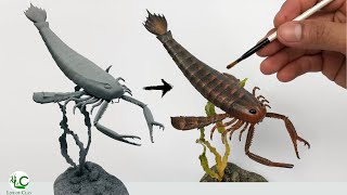 Sculpting Jaekelopterus rhenaniae in CosclayJaekelopterus Sculpture  Sea Scorpion  Life of Clay [upl. by Iliak]