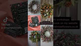 Christmas Wreath Making still available to book on my website [upl. by Anelrahs]