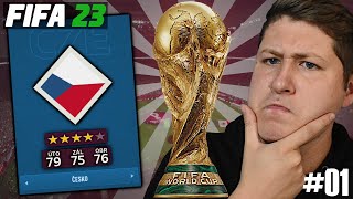 ČESKO na MISTROVSTVÍ SVĚTA v Kataru FIFA 23 World Cup 01 [upl. by Kcirtemed634]