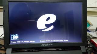 eMachines em350 Netbook Factory Restore [upl. by Areyk]