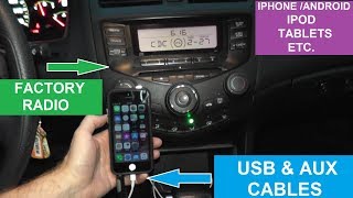 How To Add USB and Aux Inputs To Your Factory Car Radio [upl. by Yebba]