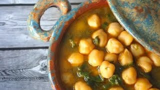 Potaje de Garbanzos con Espinacas para Cuaresma Vigilia y Semana Santa [upl. by Asare954]