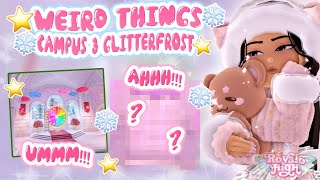 WEIRD THINGS ARE 😳HAPPENING👀  Royale High Glitterfrost [upl. by Alyag]