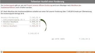 943 Teilweiser Ausfall einer Forderung [upl. by Gitel]