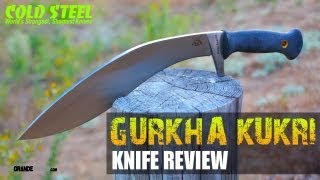 Cold Steel Gurkha Kukri Plus Review  OsoGrandeKnives [upl. by Blanchette]