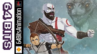 64 Bits  God of War Demake for Playstation 1 [upl. by Achorn]