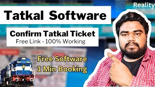 How to book tatkal ticket  Tatkal Software  IRCTC Tatkal Ticket [upl. by Otrepur]