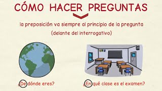 Aprender español Cómo hacer preguntas nivel básico [upl. by Suiradel]