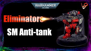 Eliminators analysis vs Space Marine antitank  Warhammer 40K tactics [upl. by Shaeffer]