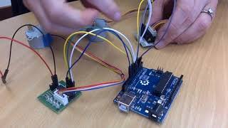 How to wire and code 28BYJ48 Stepper Motors with an Arduino  Part 1 [upl. by Ferneau]