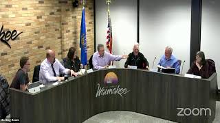 Village of Waunakee Village Board Meeting 41723 [upl. by Alvera]