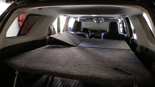 DIY SUV Bed Platform 5th Gen 4Runner amp Others [upl. by Sirronal655]