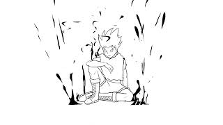 Gon Sitting Pose  Quick Animation [upl. by Yraeg738]