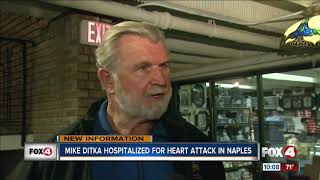 Mike Ditka hospitalized in Naples after heart attack [upl. by Cesar]