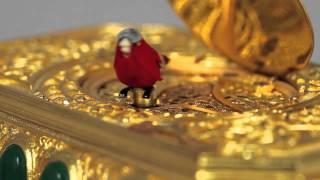 Singing Mechanical Bird Box  Antiques Video [upl. by Aleris]