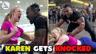 Karen SLAPS a MAN and gets INSTANT KARMA Best of the Month😲4 [upl. by Landri]