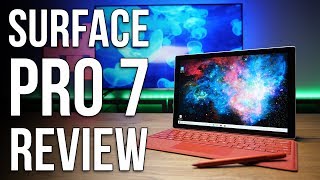 Microsoft Surface Pro 7 Review The best 2in1 Tablet PC gets USBC [upl. by Midan]