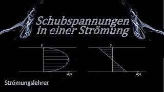 Schubspannungen in einer Strömung  Herleitung Verlauf und das richtige Vorzeichen  Strömi erklärt [upl. by Tamara]