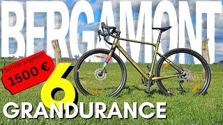 Bergamont Grandurance 6 2022  Gravel Bike für Einsteiger  1500€  Empfehlung PreisLeistung Test [upl. by Juieta]