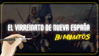 EL VIRREINATO DE NUEVA ESPAÑA en minutos [upl. by Duvall933]